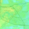 Kisaran Kota topographic map, elevation, terrain