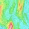 Bourcia topographic map, elevation, terrain