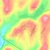 Lake Sheridan Hill topographic map, elevation, terrain