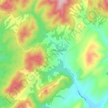 Fındıklı topographic map, elevation, terrain