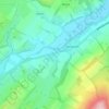 Honeyburn topographic map, elevation, terrain