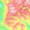 Um al Usud topographic map, elevation, terrain