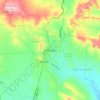 Cerro Azul topographic map, elevation, terrain