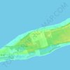 Cotton Tree Bay topographic map, elevation, terrain