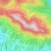 Rich Mountain topographic map, elevation, terrain