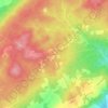 Amwell topographic map, elevation, terrain
