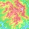 Casanuova di Ama topographic map, elevation, terrain