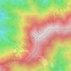 加加森山 topographic map, elevation, terrain