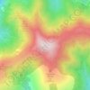 Monte Bar topographic map, elevation, terrain