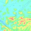 Guban topographic map, elevation, terrain