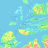 Ålesund topographic map, elevation, terrain