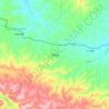竹林镇 topographic map, elevation, terrain