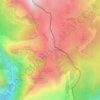 Ujeza topographic map, elevation, terrain