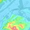 la Bourgade topographic map, elevation, terrain