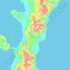 Malay Archipelago topographic map, elevation, terrain