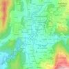 Dairas topographic map, elevation, terrain