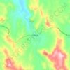 Adelong topographic map, elevation, terrain