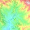 Thanamandi topographic map, elevation, terrain