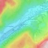 Cwmgwrach topographic map, elevation, terrain