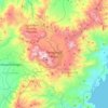 Bongkudai Baru topographic map, elevation, terrain