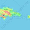 San Pedro de Macorís topographic map, elevation, terrain