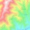 El Panecillo topographic map, elevation, terrain