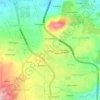 Karangjati topographic map, elevation, terrain