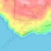 Cape Otway Lightstation Lookout topographic map, elevation, terrain