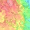 Morlen topographic map, elevation, terrain