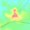 The Twins topographic map, elevation, terrain