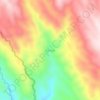 Kamba topographic map, elevation, terrain