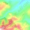 Kadamut topographic map, elevation, terrain