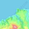 Playa Blanca topographic map, elevation, terrain