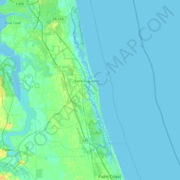 Fishers Island topographic map, elevation, terrain