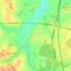 Clay Gates topographic map, elevation, terrain