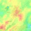 Llynfaes topographic map, elevation, terrain