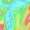 Prau topographic map, elevation, terrain