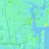 Port Everglades topographic map, elevation, terrain