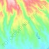 Kempo topographic map, elevation, terrain