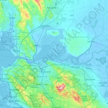 Dutton Island topographic map, elevation, terrain