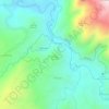 Gunung Gantung topographic map, elevation, terrain