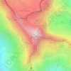 Rocciamelone topographic map, elevation, terrain