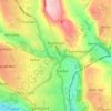 Dean Clough topographic map, elevation, terrain