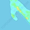 Teluk Nibung topographic map, elevation, terrain