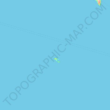 Pulau Gureda topographic map, elevation, terrain