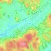 Häljered topographic map, elevation, terrain