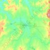 Bathurst topographic map, elevation, terrain