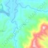 Lagayu topographic map, elevation, terrain