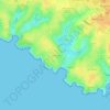 Les Groies topographic map, elevation, terrain