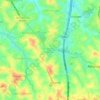 Hokandara North topographic map, elevation, terrain